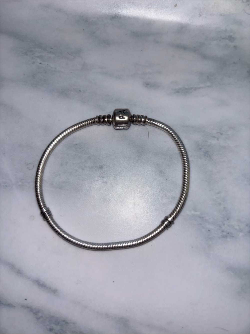 Pandora Sterling Silver Snake Chain Bracelet - Silver